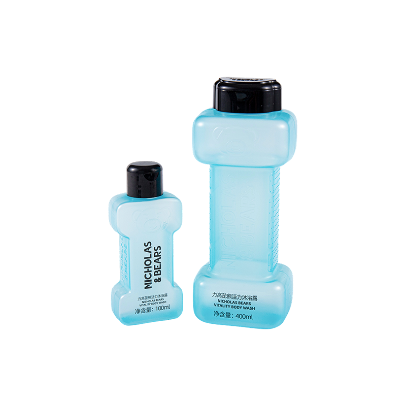 Botol PE berbentuk dumbbell 400ml
