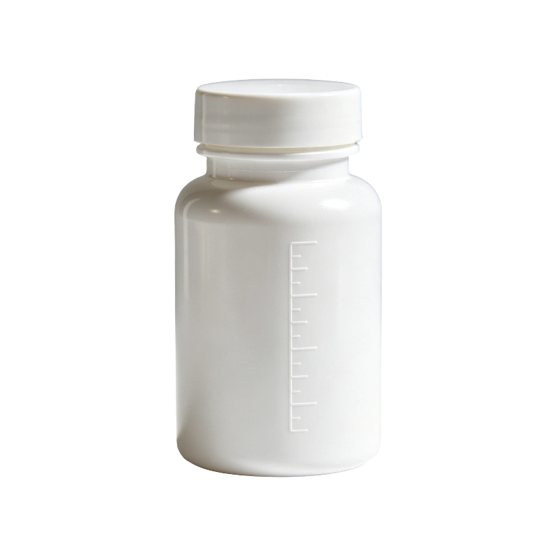100ml 150ml HDPE Vitamin Tablet Botol Kapsul Bulat Nutraceutical